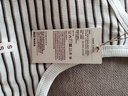 MUJI 女式莱赛尔混罗纹编织挖肩背心上衣内搭打底26年夏新品BB2VPC6S 米白色条纹 S (155/80A) 实拍图