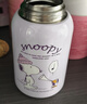 史努比（SNOOPY）儿童保温杯吸管直饮两用学生水壶316L不锈钢带杯套水杯子520ML 紫 实拍图