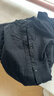 MUJI 女式 凉感 短袖衬衫连衣裙 女装裙子长裙 26年夏季 BC2Q7C6S 黑色 M （160/84A） 实拍图