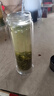 【京东物流配送】高硼硅双层玻璃杯大容量泡茶杯水杯子茶水分离杯 【双层加厚】茶杯350ml1只 实拍图