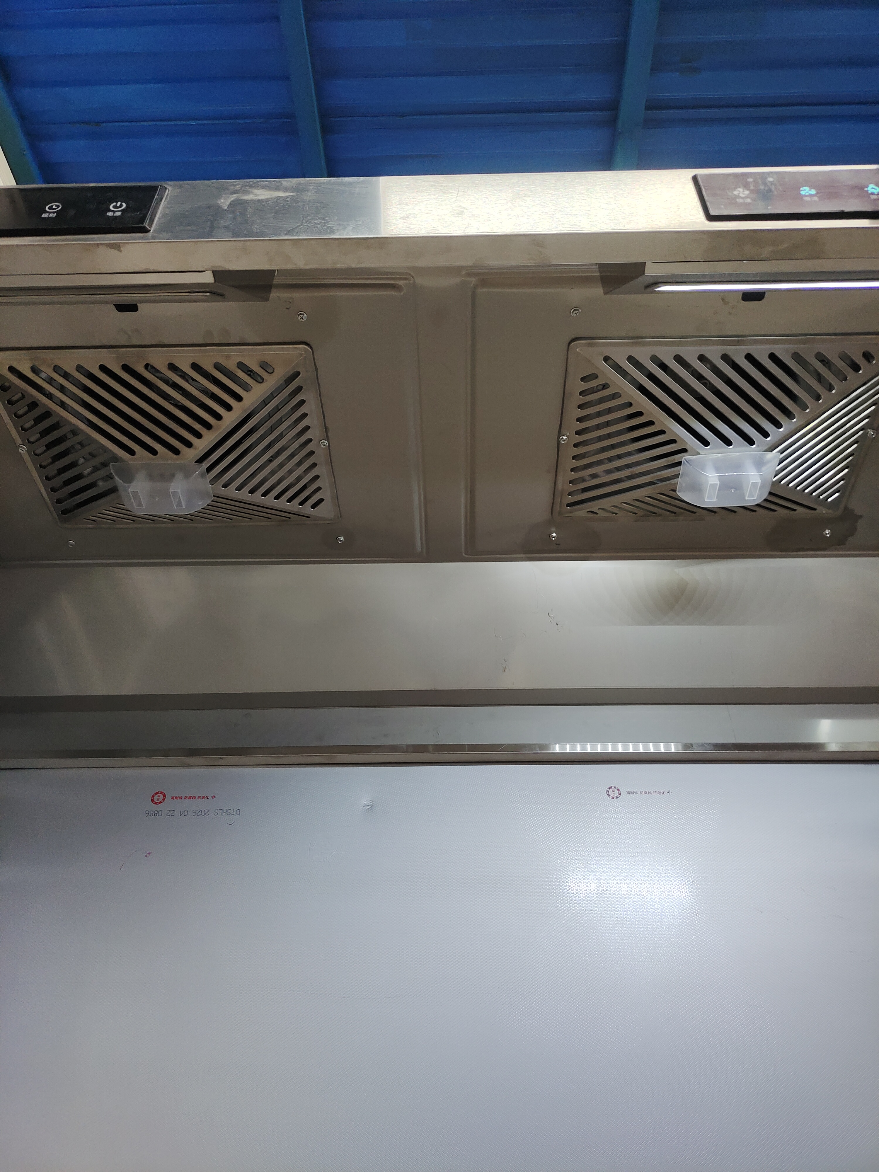 志高（CHIGO）商用油烟机大功率抽油烟机餐饮厨房饭店不锈钢大吸力农村柴火土灶排油烟机罩 160双型CXW-S16001S 实拍图
