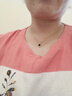 项链高级感女轻奢小众设计ins冷淡风锁骨链双面四叶草可水洗吊坠 金色 四叶花项链 A0292 实拍图
