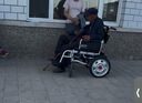 迈卡侬德国电动轮椅代步车全自动可躺轻便折叠老人残疾电动车万向轮神器 低靠背电助力丨500W增程电机/铅电36里/终身保修 实拍图