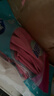 妙洁手套乳胶防水洗碗洗衣服厨房家务刷碗手套劳保大号中号小号耐用型 耐用手套小号2双（粉红色） 实拍图