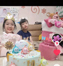 聚莜家生日礼物送女生线条小狗可爱毛绒玩偶花束卡通公仔12岁送女孩礼物 线~条小狗圆形粉色【手提礼袋+灯串】 实拍图