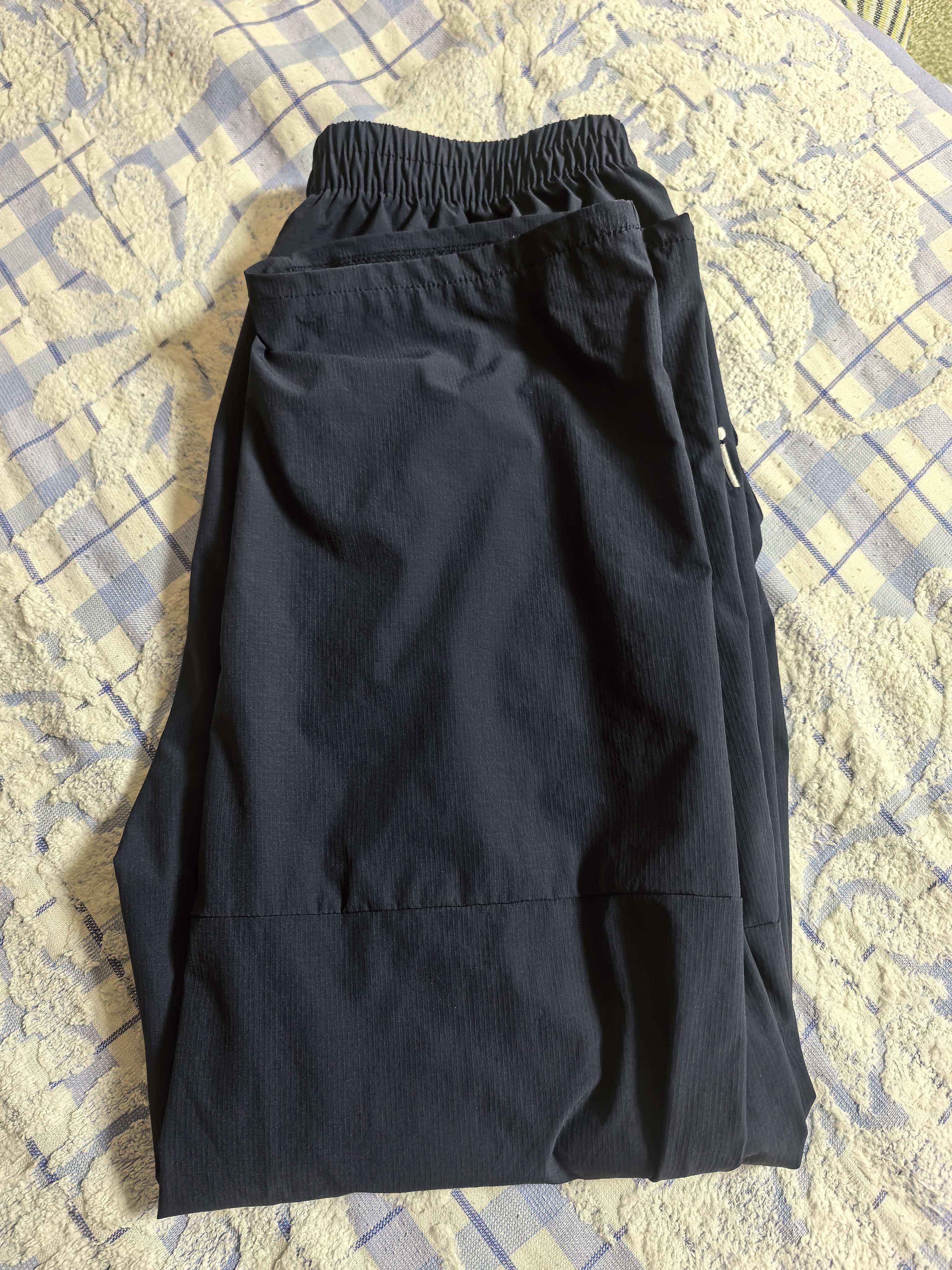 翊尚美速干冰丝运动裤子春夏季女薄款防晒九分宽松休闲裤小个子哈伦裤 实拍图