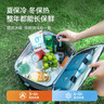 京东京造 三层加厚保温袋6.5L 冷藏保温箱保温包饭盒手提袋配冰袋*10 实拍图