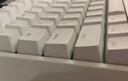 ikbcW200无线键盘键盘87键 机械键盘键盘办公打字手感好樱桃键盘键盘电竞游戏键盘  白色红轴 实拍图