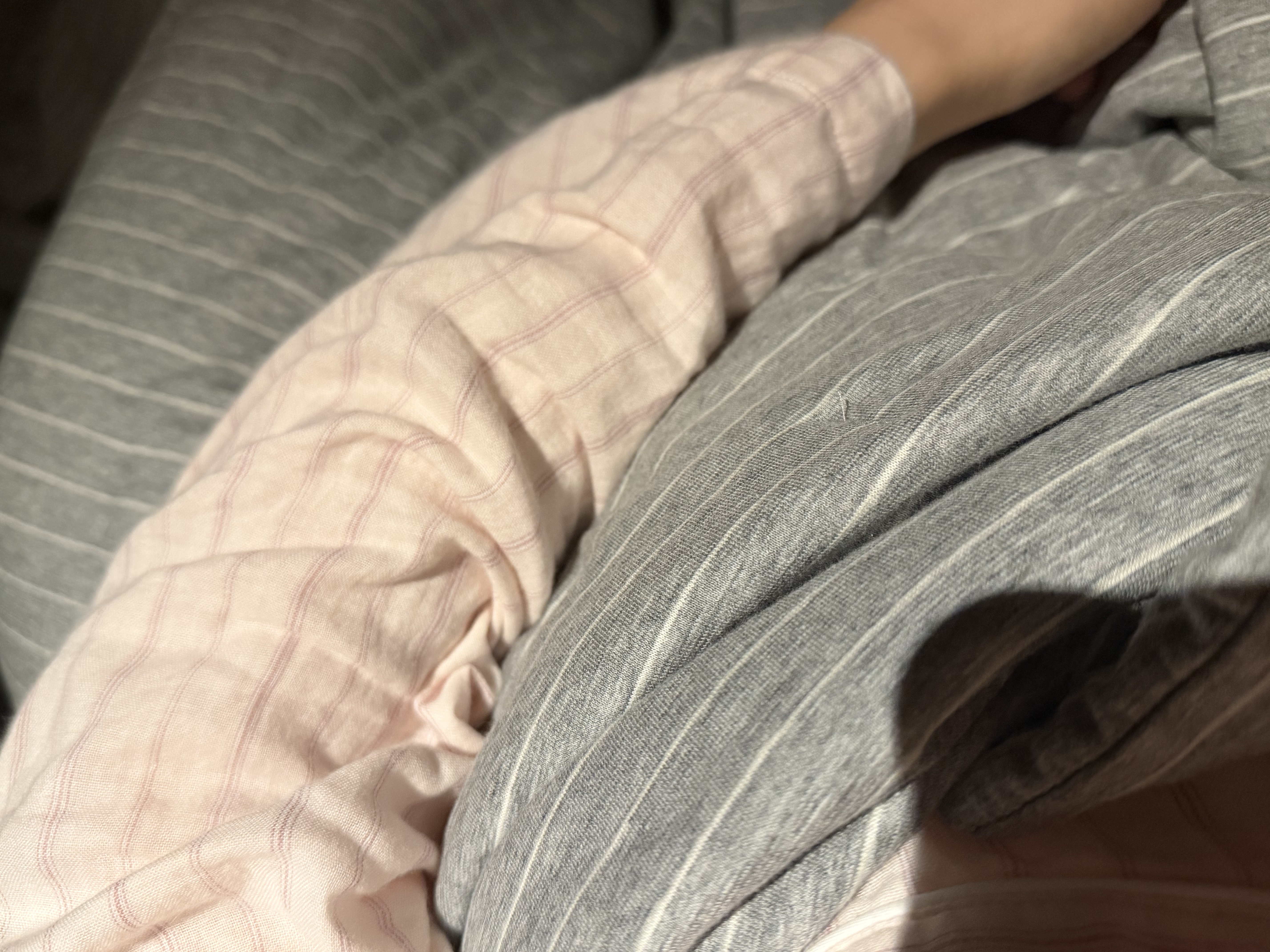 MUJI女式 无侧缝双层纱织 睡衣 家居服套装 实拍图