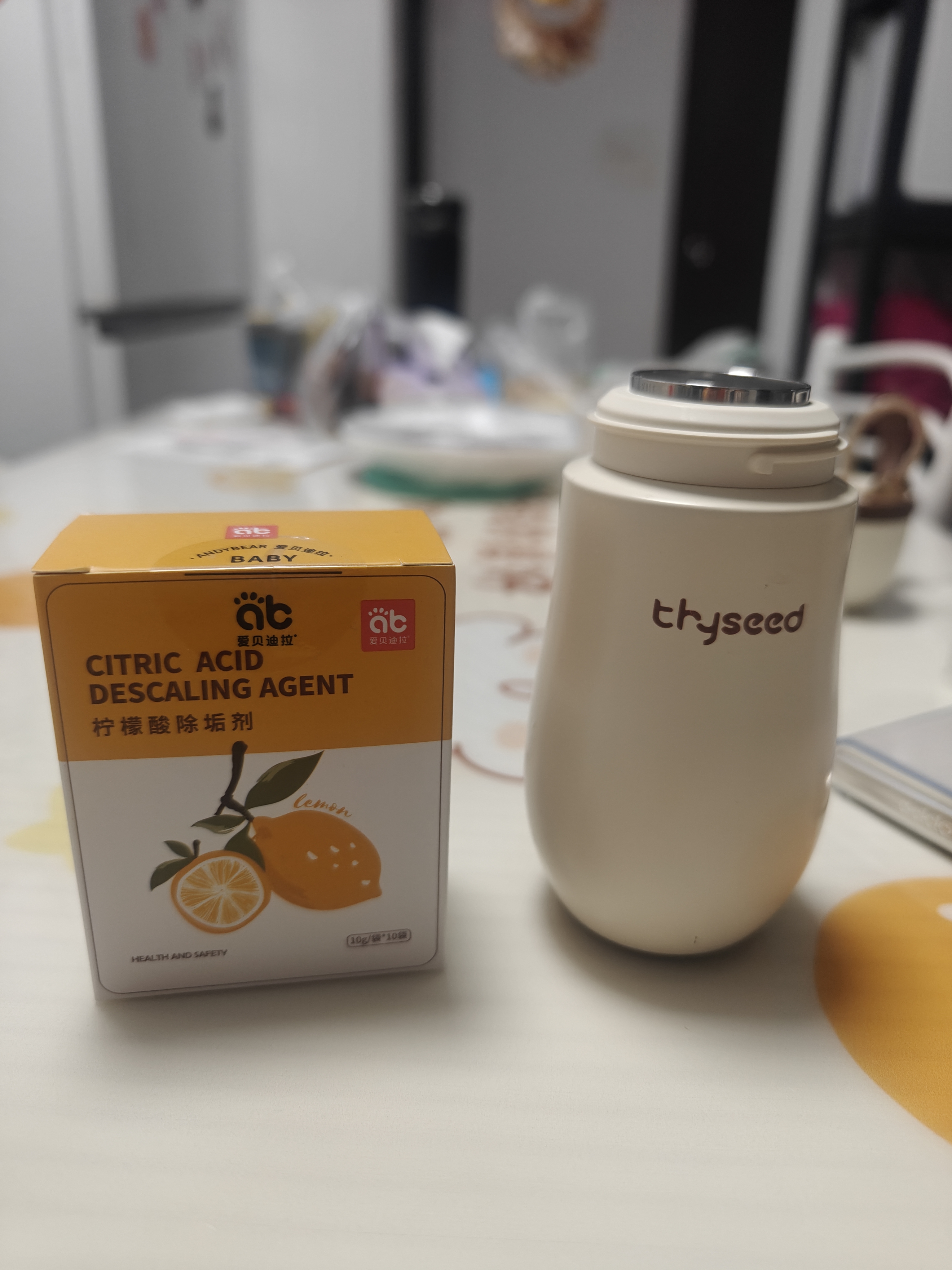 爱贝迪拉（AIBEDILA）婴儿柠檬酸除垢剂食品级电热水壶去除水垢清除清洗茶垢神器清洁剂 实拍图