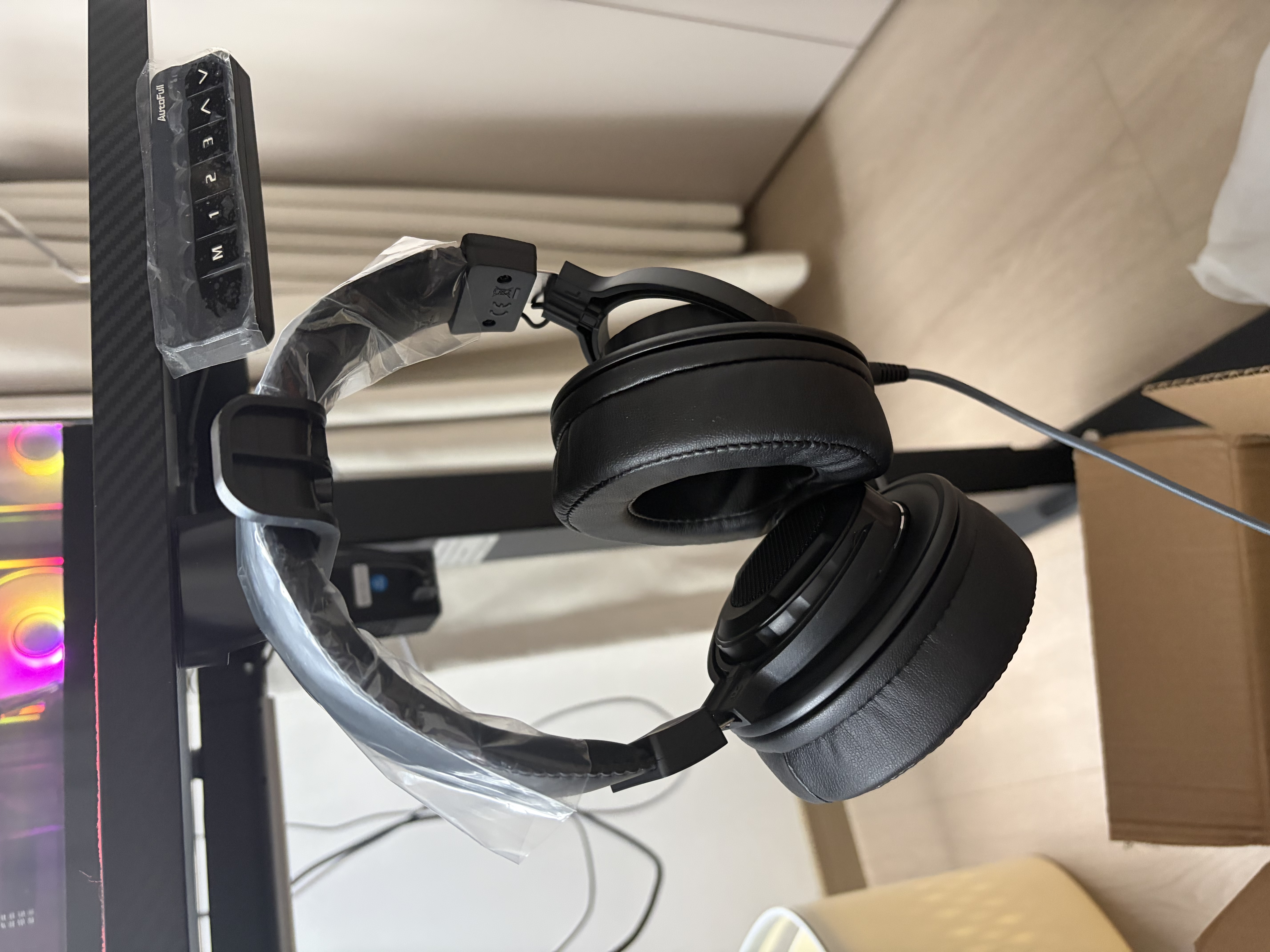 瓷音未来Link50 头戴式专业监听有线耳机高音质高解析封闭式HiFi电竞游戏专用音乐耳机 Link50标准版+游戏声卡+游戏麦克风 实拍图