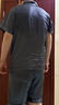 浪莎男士睡衣男夏季冰丝薄款凉感仿真丝透气开衫家居服可外穿2026 实拍图