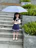 七麦麦三折晴雨伞儿童伞学生伞安全圆角太阳伞遮阳伞防晒伞男女孩雨伞粉 实拍图