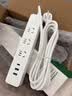 公牛（BULL）30W PD苹果快充插座/插线板/插排/接线板/桌面充电站 USB+3插孔 全长3米白色 GNV-UU4303B总控 实拍图