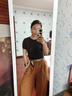 APM Monaco小号精致玫瑰金圈形耳环蜂巢耳圈送女生女友老婆七夕情人节礼物 实拍图