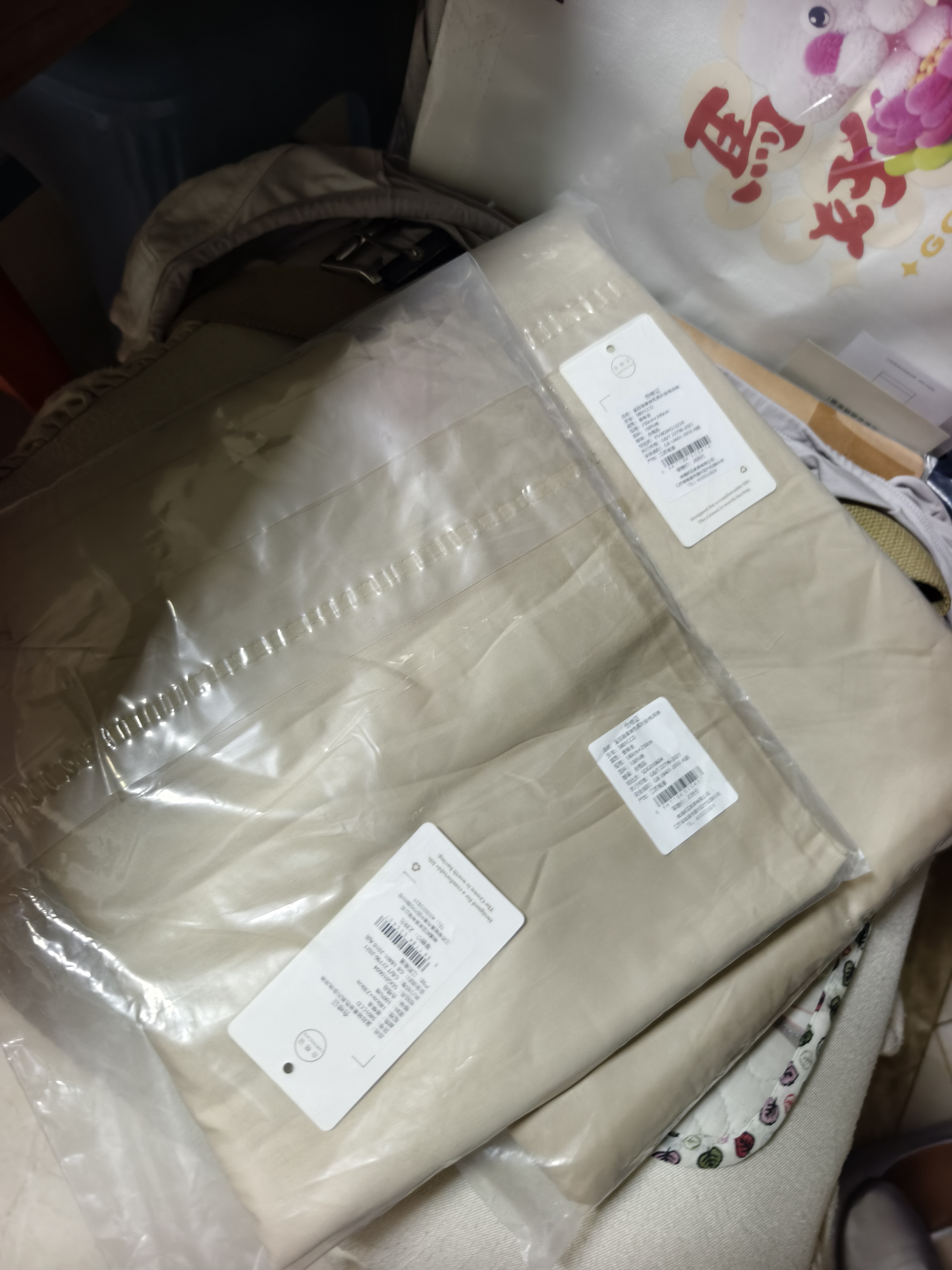 皇冠床单单件纯棉100%全棉学生宿舍单人2.3x2.45米60支酒店隔脏被罩套 实拍图