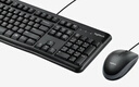 罗技（Logitech）MK120 键鼠套装 有线键鼠套装 办公键鼠套装 电脑键盘 USB即插即用 全尺寸 黑色 实拍图