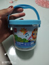 得力(deli)12色非轻型粘土学生玩具彩泥橡皮泥黏土手工DIY(颜色随机)手提桶装儿童生日毕业礼物 实拍图