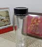 富光 男女士双层玻璃杯 高硼硅玻璃304茶隔水杯子 带茶隔泡茶杯500ml 实拍图