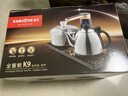 金灶（KAMJOVE）全自动上水功夫茶具套装 茶道泡茶壶 鸡翅木茶盘套装茶台R-350A 搭配泡茶壶K9 实拍图