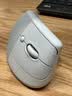 罗技（Logitech）Lift人体工学鼠标 垂直鼠标 小手鼠标 无线蓝牙鼠标 3台设备秒切换 带Logi Bolt接收器 白色 实拍图