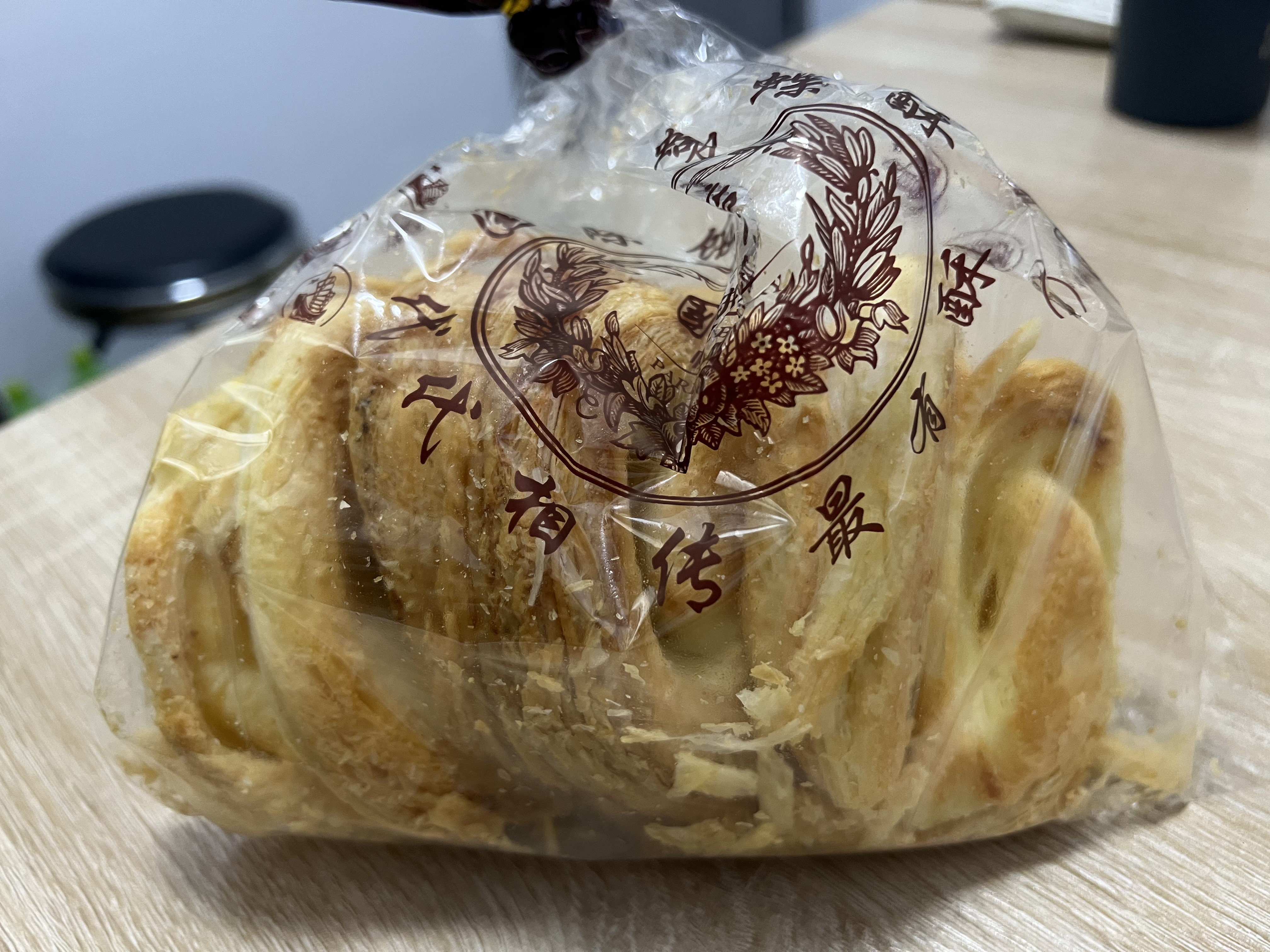 国际饭店上海国际饭店蝴蝶酥奶香原味芝士大蝴蝶酥网红小蝴蝶酥伴手礼点心 （咸香）芝士大蝴蝶酥200g/5片 实拍图