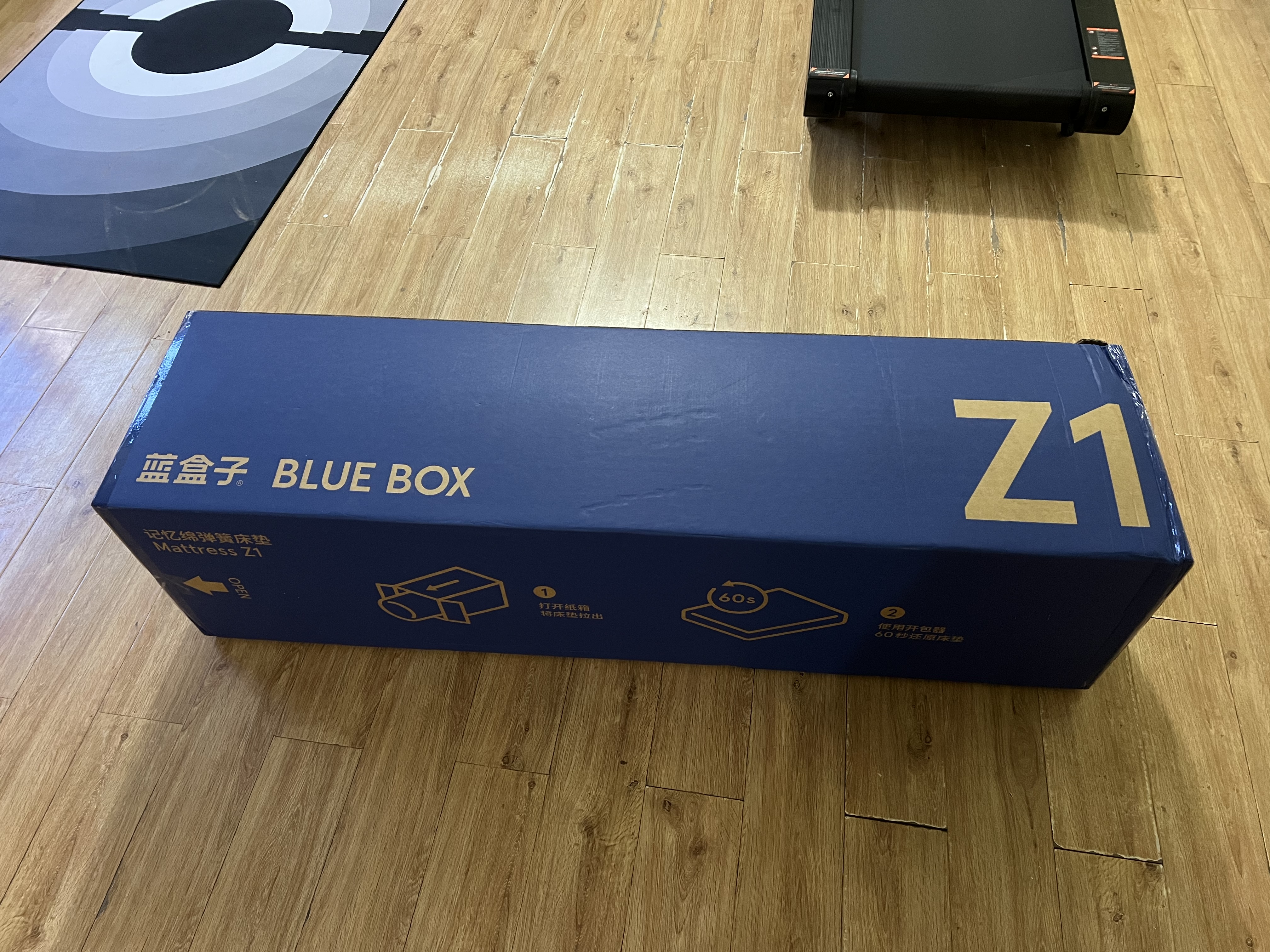 蓝盒子Z1记忆棉独立弹簧床垫双人酒店厚席梦思线下同款1.35*2米软硬适中 实拍图