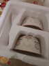釉下彩可爱卡通碗碟套装家用高颜值陶瓷碗筷盘餐具 2碗2勺 4件套 实拍图