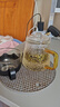 雅集茶具耐热玻璃锤纹煮滤茶具耐热玻璃茶壶煮茶壶泡茶壶耐高温泡茶壶 实拍图