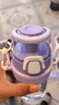 膳魔师（THERMOS）儿童水杯Tritan夏季直饮杯大容量郊游出行杯提手便携运动杯TCSK 实拍图