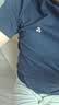 杰克·琼斯（JACK&JONES）26年男装四季打底T恤男士凉感透气多色情侣款短袖t恤水洗不易走形 海军蓝E38 L 180 实拍图