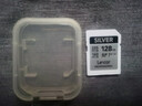 雷克沙（Lexar）128GB SD存储卡 U3 V30 佳能索尼富士尼康相机高速SD卡 读225MB/s 写160MB/s 4K超清录制 SD银卡 实拍图