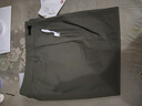 巍德（VAUDE）登山裤户外商务休闲裤柔软抗皱吸湿排汗防风防泼水徒步软壳裤男裤 莫尔湖绿-VG2515701【耐磨直筒】 L 实拍图