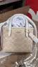 蔻驰（COACH） 女包奢侈品CITY迷你托特包女士斜挎手提包情人节520送女友礼物 沙黄色配白色CW032IMXDM 实拍图