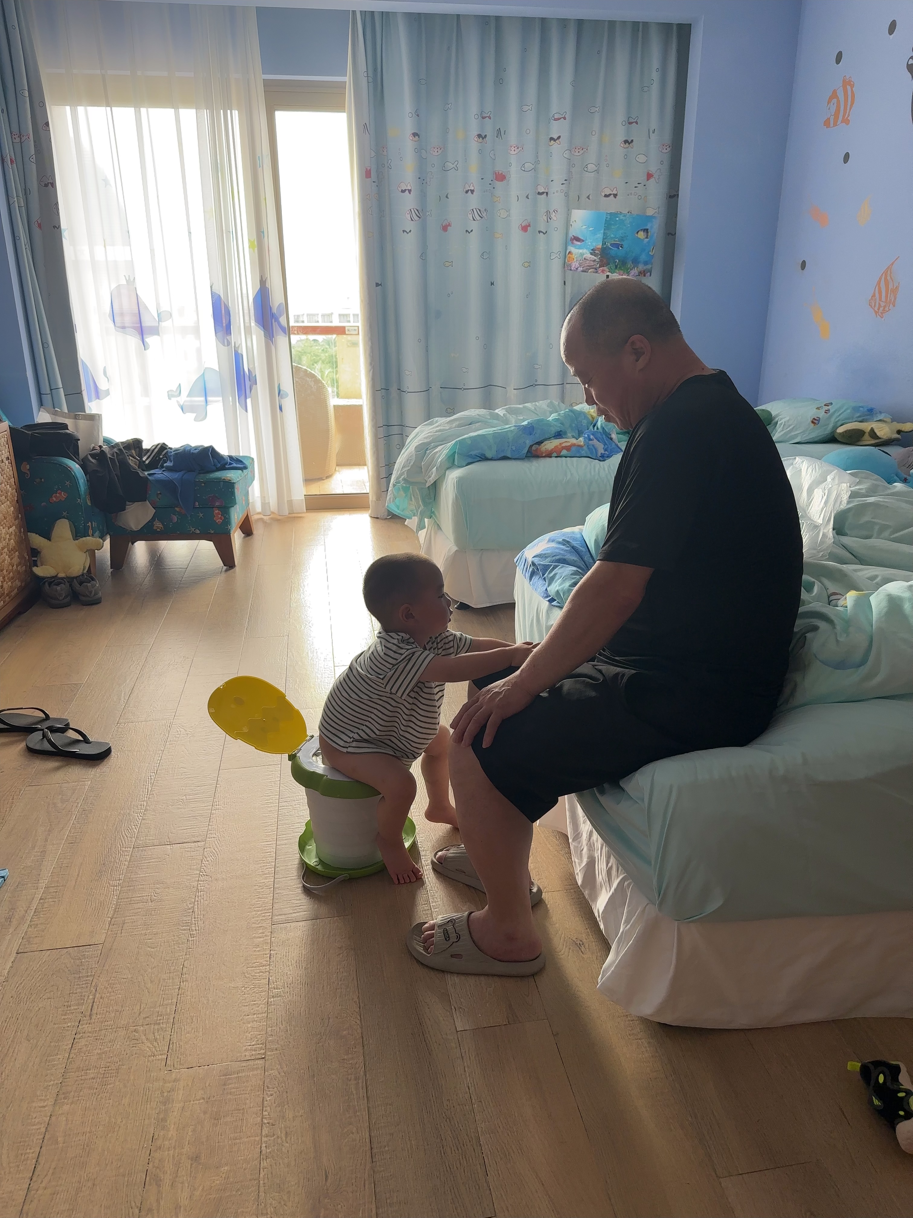 马博士儿童折叠马桶外出携带便携式小孩尿壶尿盆车载旅游男女宝宝坐便器 实拍图