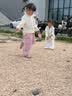 欧姆熊女童夏季防蚊裤2026新款女宝宝工装裤夏款儿童夏装薄款裤子 实拍图