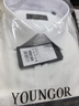 雅戈尔（YOUNGOR）长袖衬衫男DP免烫衬衫棉质面料抗皱易打理新品 GLDP110043BJA白色 42 实拍图