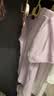 印品棉棉屋2件装夏季日系中小儿童装半袖上衣纯全棉a类女童宝宝短袖t恤外穿 纯色紫碎花短袖2件装 110 实拍图