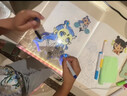 喜迪奇儿童发光画板玩具不伤眼可擦可写diy荧光绘画彩色透明写字板3-6岁 实拍图