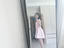 UR2026夏季新款女装经典气质通勤高腰无袖连衣裙UYY750104 水粉 (领口偏低) M 实拍图