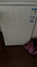 海尔（Haier）100L单温冰柜小型家用小冰柜减霜一级能效冷藏冷冻转换深冷冷柜小冰箱BC/BD-100GHW9D价保618 实拍图