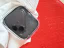适用applewatch硅胶保护壳S11边框壳iwatchS10/se代半包软壳硬壳41mm/45mm苹果手表表带防摔 半包软壳-透明 iwatchS10/11【46mm表盘】 实拍图
