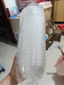 特美居（temeiju）一次性饭盒圆形透明吸塑快餐盒加厚打包盒汤碗不带盖300只装360型 实拍图