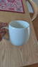 景顺景德镇陶瓷杯骨瓷简约水杯子纯白色茶杯定制LOGO马克水杯 大肚杯（400ml） 实拍图