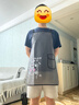福爱家围裙TPU防水防油围裙男女家用家务厨房围裙工作服时尚围腰 半透灰 实拍图
