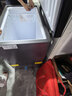 海尔（Haier）166升家用冰柜风冷无霜零下38度超低温小型海鲜保鲜一级能效速冻冷柜冰箱BC/BD-166WGHESM国家补贴 实拍图