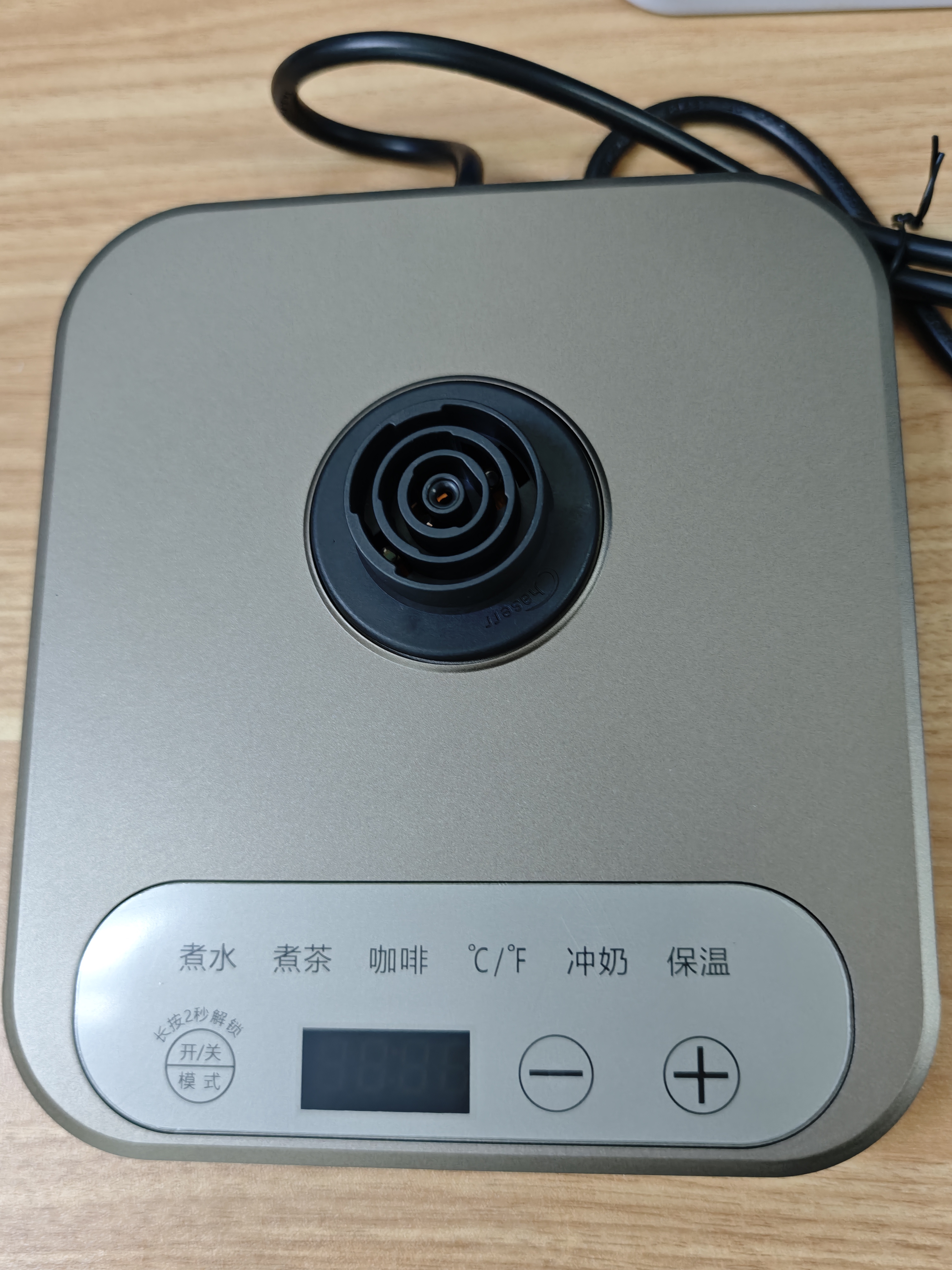 益武手冲咖啡壶316不锈钢恒温冷泡纯钛茶壶家用大容量耐高温烧水壶 纯钛细嘴恒温电水壶MK-J-17TA 1L 实拍图