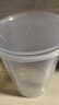 海斯迪克 HKCL-530 带盖塑料量杯 带把手pp刻度烧杯 透明测量计量杯 5000ml加盖 实拍图