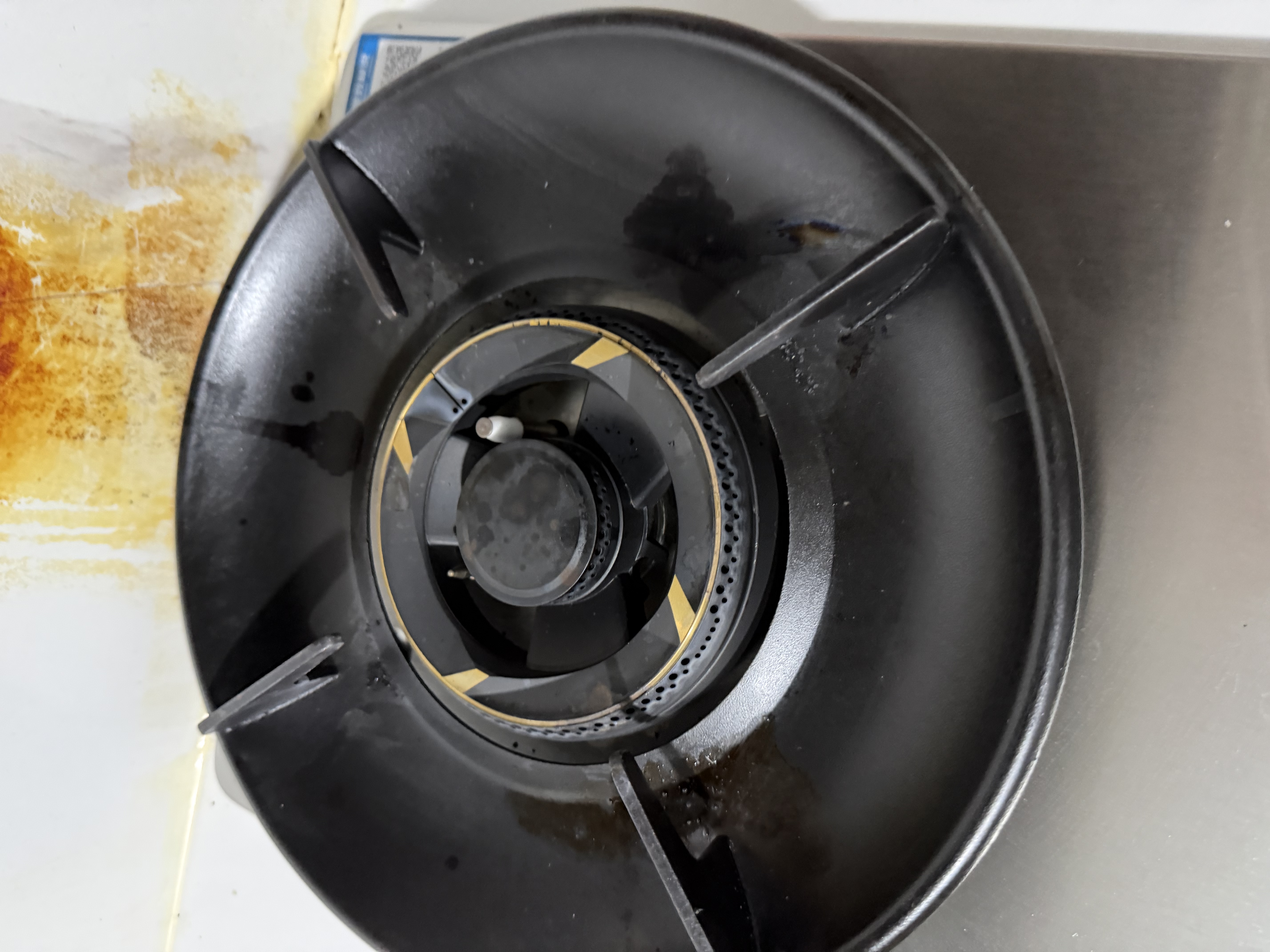 荣事达（Royalstar）燃气灶单灶煤气灶具天然气单燃气灶液化气7.2kW猛火燃气灶大火力台式嵌入式家用炉具 【省气优选】飞机炉头·铜火盖R163 管道天然气 实拍图