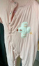 童泰（TONGTAI）婴儿连体衣秋冬季纯棉夹棉男女宝宝衣服新生儿哈衣爬服绿色80cm 实拍图